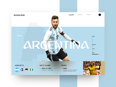 Russia World Cup - Argentina (Group D) 2018 argentina copa cup fifa futbol messi mundial russia slider soccer world