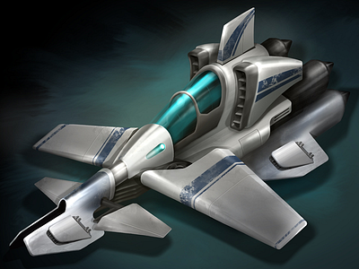 Spaceship concept procreate