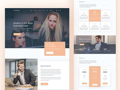 Business Consulting website Homepage business cleandesign company conference consultant consulting homepage landingpage ui ux web website