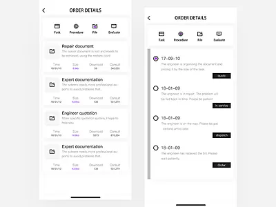 Shot #4754545 app black documents iphone schedule white