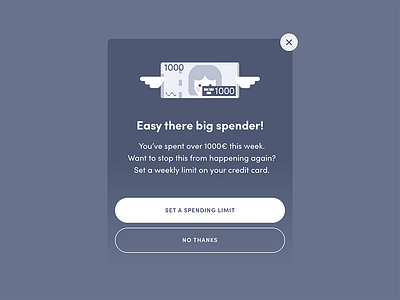 Pop-Up – Daily UI #016 dailyui money overlay pop up ui