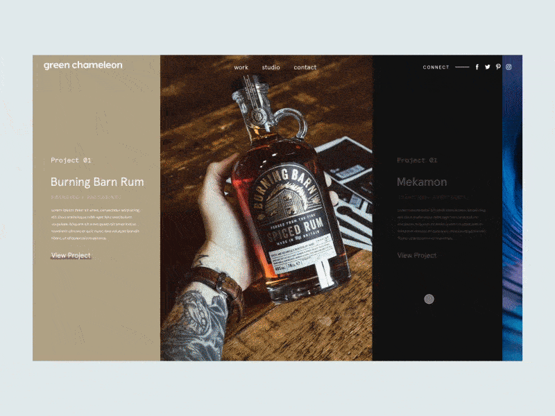 GC Projects Page agency animation interaction portfolio projects studio web design website