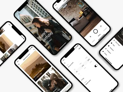 Days 2.0 app birthday black camera countdown date days events ios iphone x photos timeline