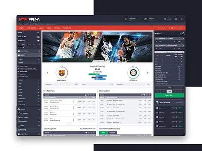 Bet Design | Sports Page bahis bet betting games iddaa sportsbook template ui ux website