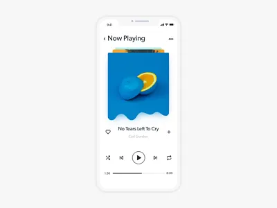 Music App Concept animation app branding design flat lettering music player typography ui ux vector