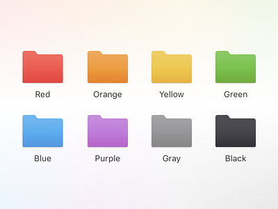 macOS Folder Icons finder folder folder icon folders icon macos
