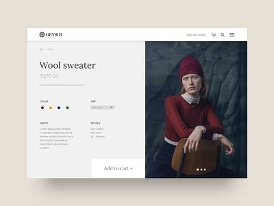 Daily Ui #012 E-Commerce Shop (Single Item) daily ui e commerce shop shop single item