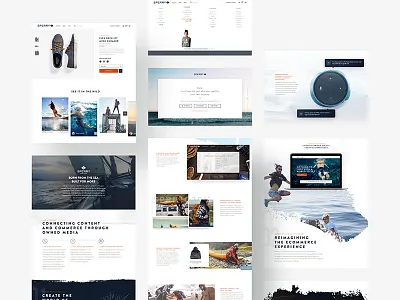 Sperry Design Study alexa boats branding design study ecommerce navigation product shoes shopping sneakers sperry