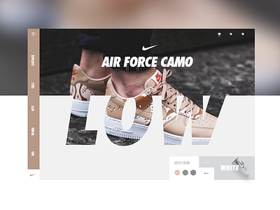 Nike Slider #6 - Select Color air app brown color design fashion force high nike sneakers ui ux