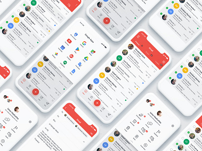 Gmail App app application chat gmail google mobile ui userinterface ux