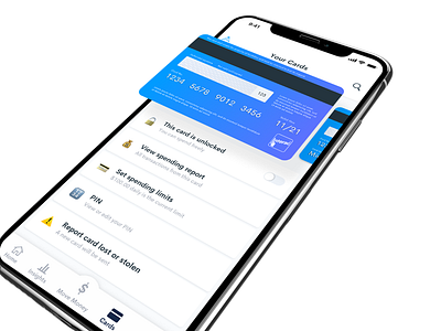 Card View bank card credit card debit card finance fintech neobank
