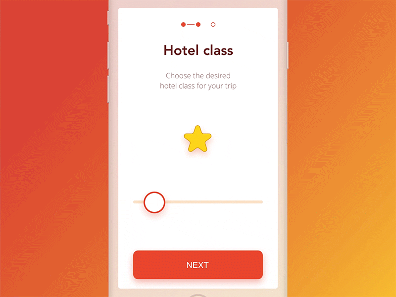 Star selector revamp animation interaction paging principle select star ui ux