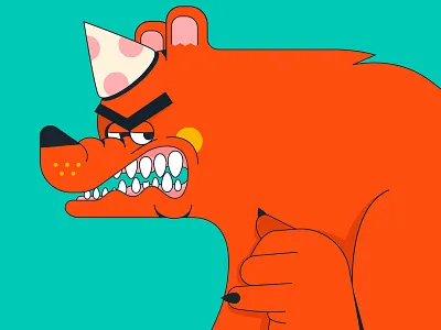 OSO ai bear character oso vector