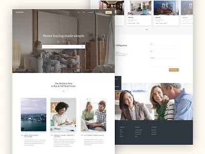 Zoocasa - Homepage branding clean design homepage interface landing property real estate ui user ux web