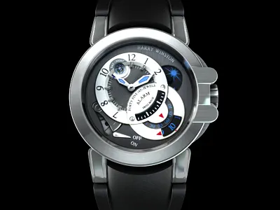 HARRY WINSTON ILLUSTATION 3d illustation product render