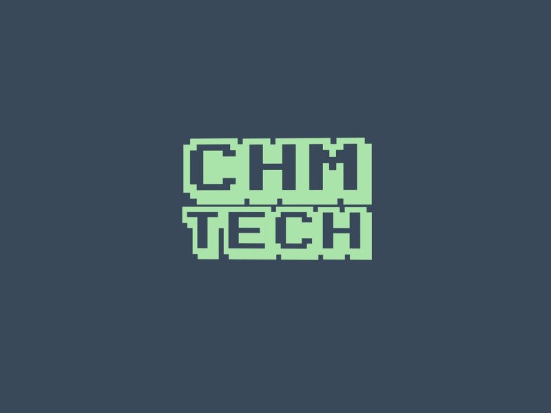 Glitch Intro - CHM Tech animation glitch intro motion pixel tech text