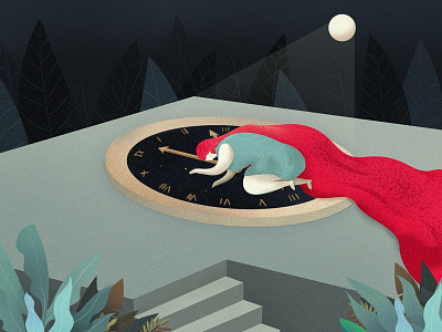 Confused every day girl illustration muddle ps time
