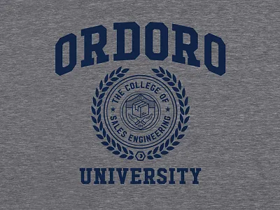 Ordoro University T-Shirt collegiate hudson ordoro shirt triblend university
