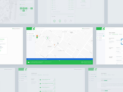 Communauto Customer Dashboard account app dashboard interface ui ux