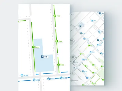 Parking Map illustrations map parking parking map parking ticket screenshot spotangels