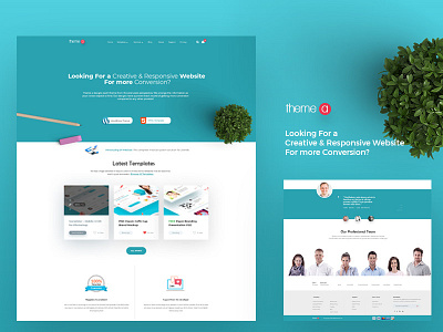 Feature Page Themea.Com digital marketing html theme theme