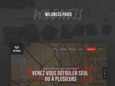 Wildness - Website, WebApp, Flyers flyers landing map webapp webdesign website