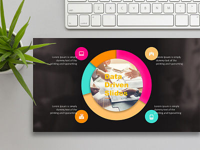 Data Driven PowerPoint Template | Free Download corporatedesign corporateidentity download free googleslides keynote presentationdesign presentations presenting