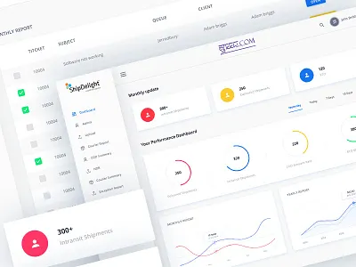 Logistics dashboard aamir mansuri app dashboard cryptocurrency dashboard delivery tracking fintech graph order tracking shipdelight statistics tables chart card web