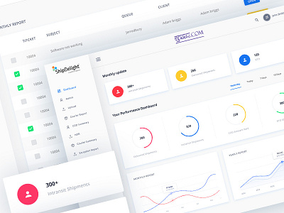 Logistics dashboard aamir mansuri app dashboard cryptocurrency dashboard delivery tracking fintech graph order tracking shipdelight statistics tables chart card web