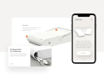 Neoven desktop neoven oven ui ux webdesign