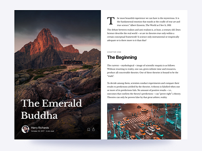 Longread App article longread news read typography web