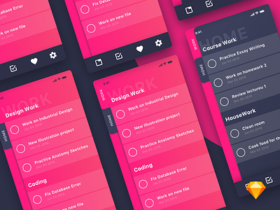 Todo App Concept app ios productivity todo todo app