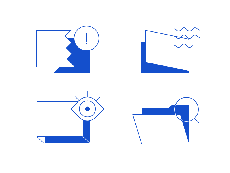 Blank Page app blank blank page blue icon iconset tencent ui ux