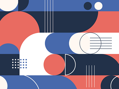 Abstract abstract circle dot line shapes