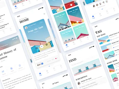 Reading_full version blue dynamic ios 11 iphone x learn ui ux