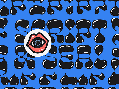 S&S BLOBS blobby blobs font liquid logomark thicc variable wordmark