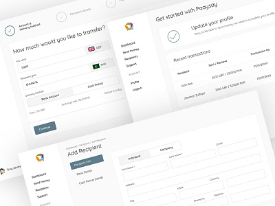 Web App Wireframe homepage mockup money transfer ux web admin website wireframes