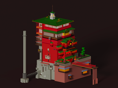 Spirited Away 3d magicavoexl spirited away