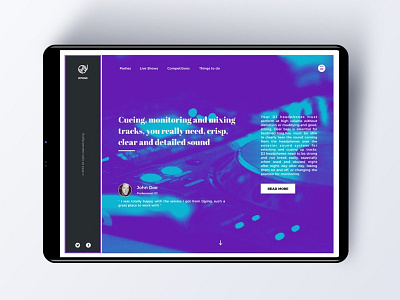 DJ Music challenge dj gather inspiration music screen ui