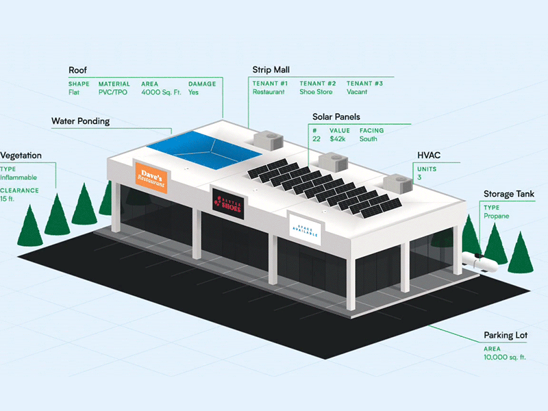 Commercial Property Illustration Animation animation branding illustration web design