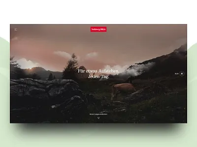 Reine Lungau Header animation interaction interface landing page milk pixelart product reine lungau ui ux webflow