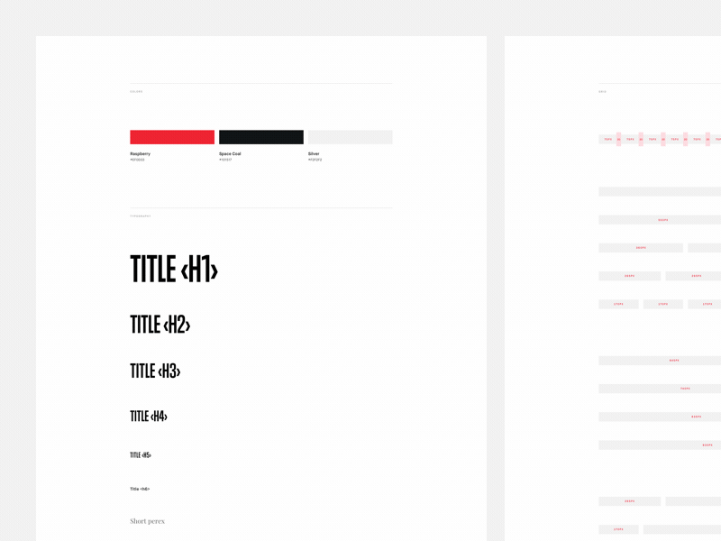 STRV Website Wireframes Style Guide
