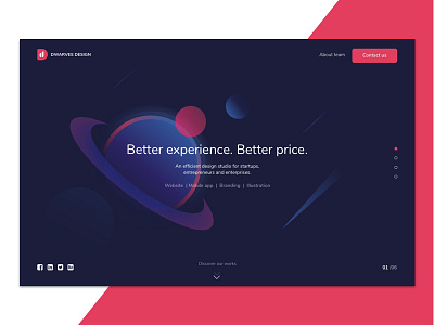 Dwarves Design Website branding cover dwarves logo ui website
