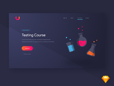Course Website | Sketch course learning mock sketch website