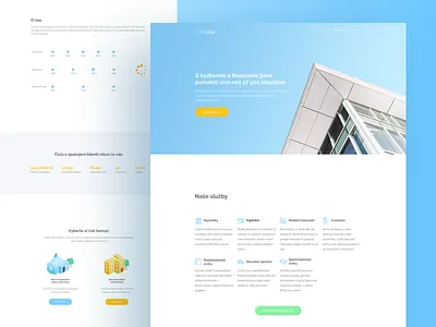 Real Estate Company Landing agency clean design estate homepage landing minimal page real simple web website