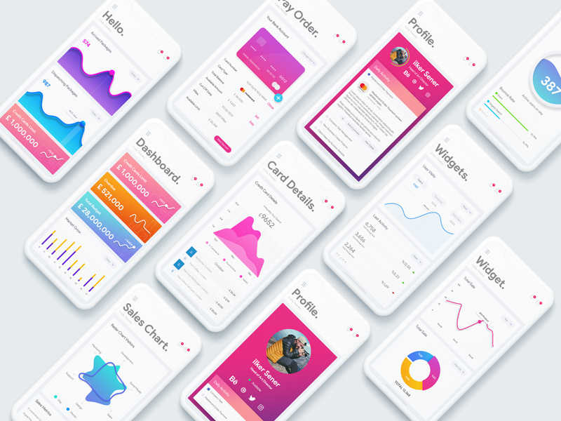 Example of Duckboard Mobile Dashboard App