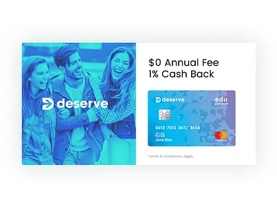 Deserve Facebook Ad ad ads credit card facebook ad marketing ads