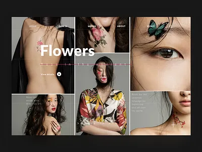 Flowers a card flowers ios ui web wine write