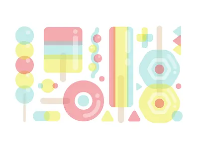 Popsicles colors popsicles poster