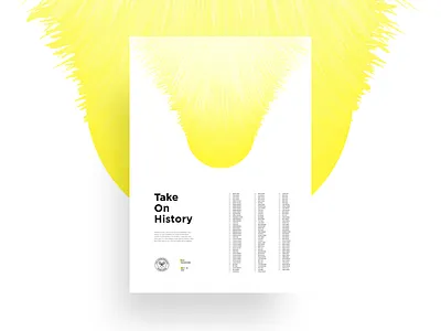 Wimbledon 2018 Poster: Gentlemen's Singles Champions Edition abstract blend bright illustration minimal modern poster summer vibrant wimbledon yellow